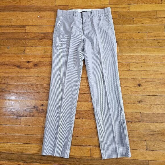Theory Mens Striped Pants Size 30x31 Slim Leg Marlo Wander - Picture 1 of 11